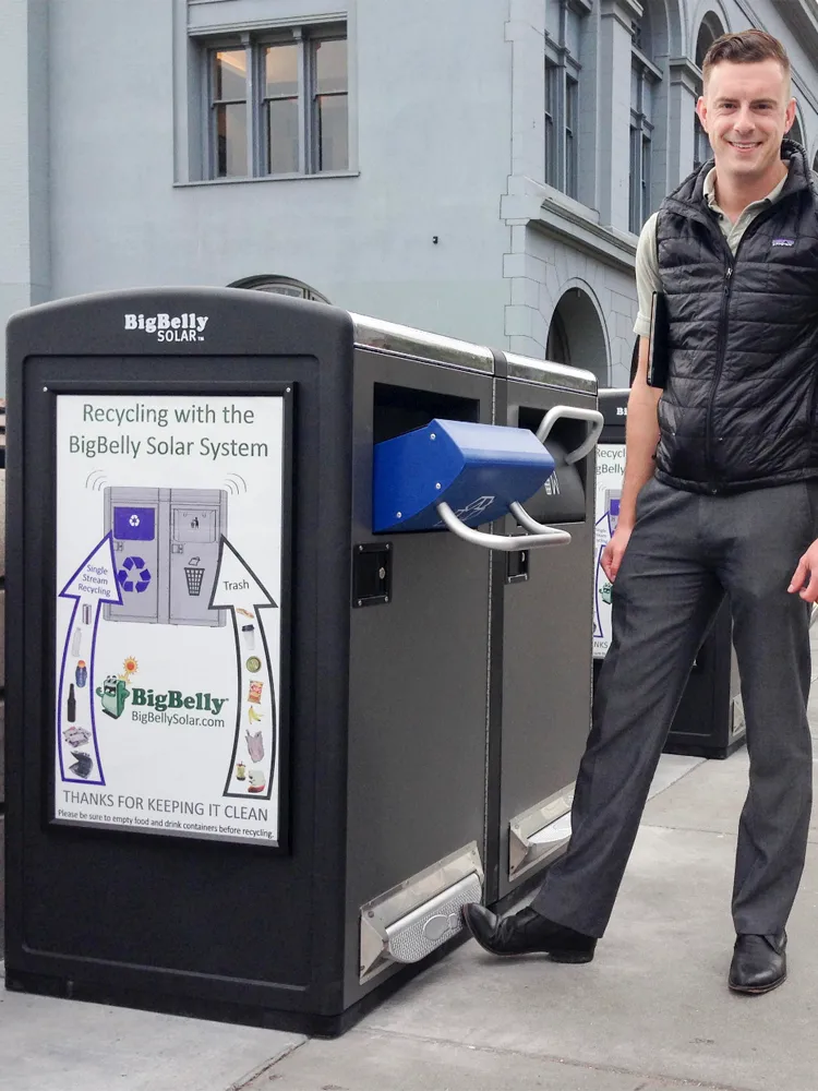 Système de recyclage Bigbelly